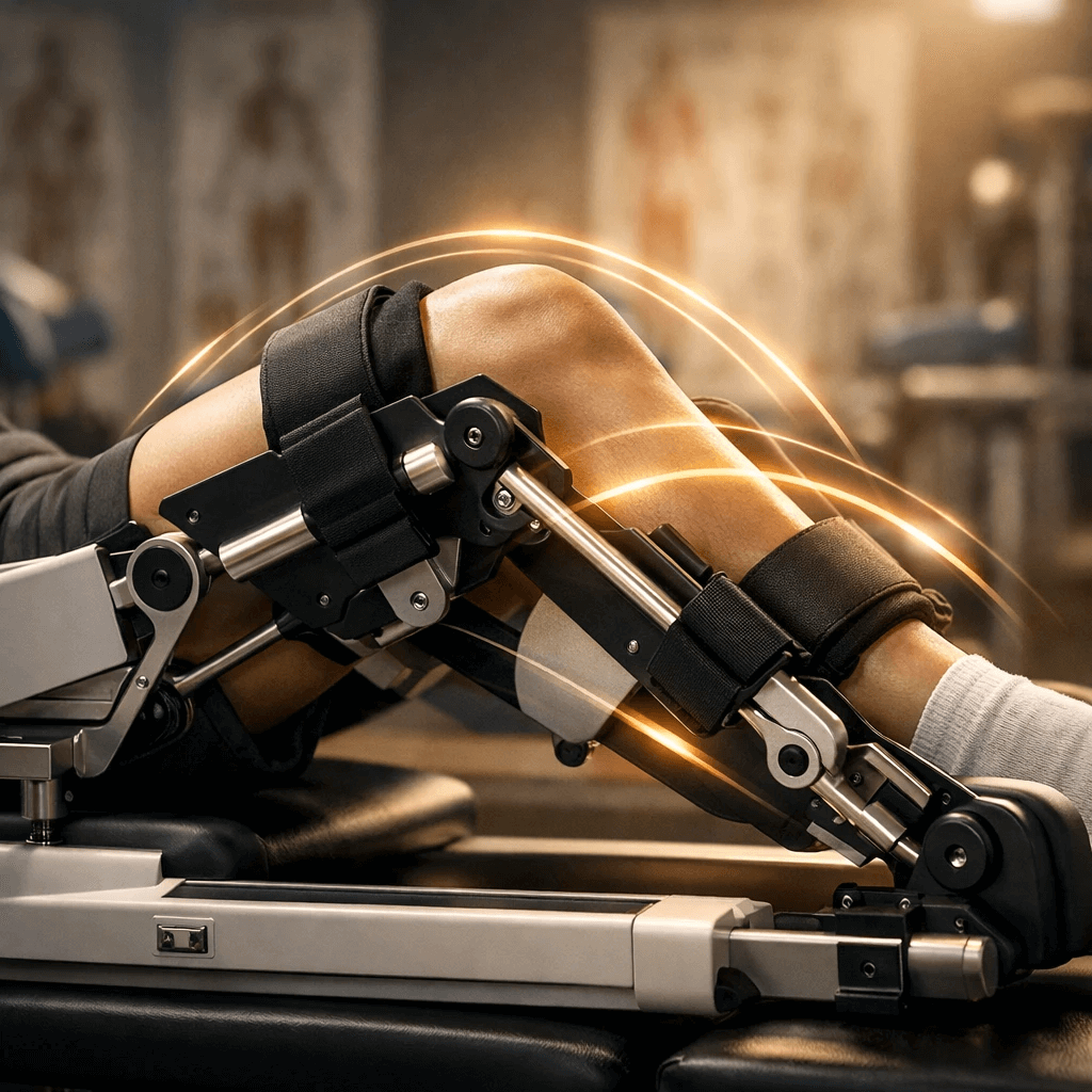 دستگاه CPM چیست؟ راهنمای کامل درمان چسبندگی و خشکی مفصل زانو بدون درد