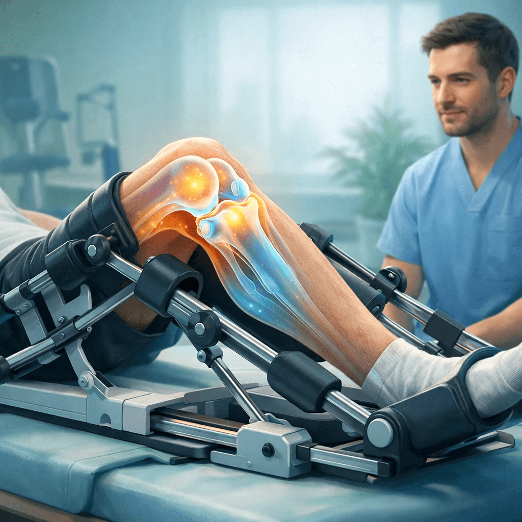 بازگشت سریع به پیاده‌روی پس از جراحی زانو؛ نقش حیاتی دستگاه CPM در سیناطب شیراز